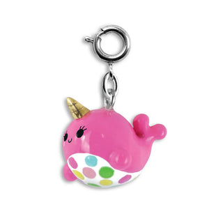 Charm It Pink Narwhal Charm