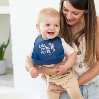Ladies Pick Me Up Wonder Bib: Blue