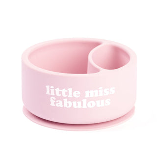 Little Miss Fabulous Wonder Bowl: Pink