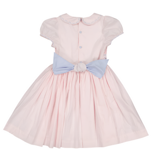 Antoinette Paris Princess Charlotte Heirloom Pink Smocked Dress