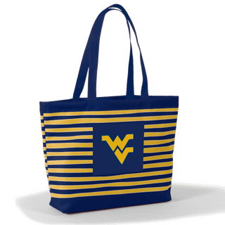 WVU Tatum Tote Wavy Striped Tote