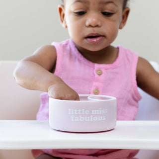 Little Miss Fabulous Wonder Bowl: Pink