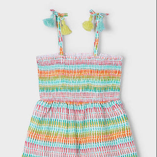 Mayoral Girls Coral Paradise Romper