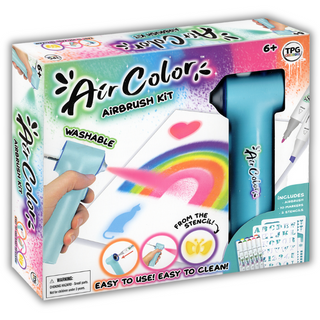 AirColor Airbrush Kit, Includes 10 Dual-Tip Markers