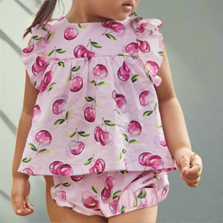 Mayoral Baby Bubble Shorts Blouse Fruit Set