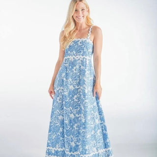 Simply Southern Vintage Scalloped Maxi Dress