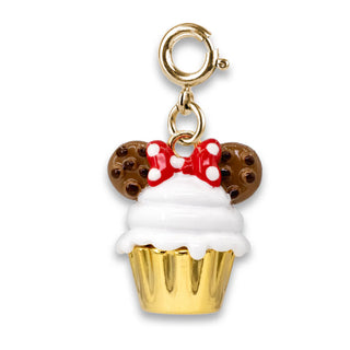 Charm It Gold Minnie Cupcake Charm