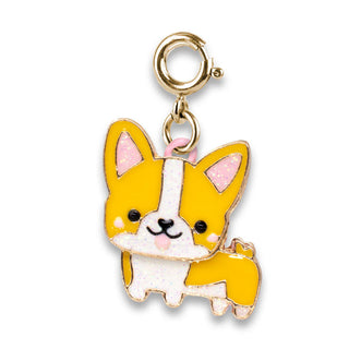 Charm It Gold Corgi Charm