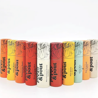 poppy and pout lip balm