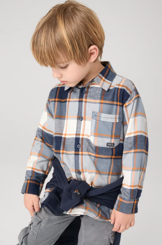 Boys Plaid Overshirt