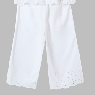 Girls Eyelet Top and Pant Set