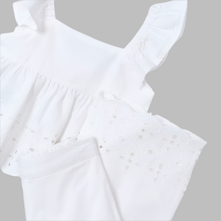 Girls Eyelet Top and Pant Set