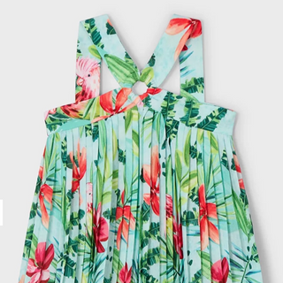 Mayoral Girls Tropical Print Dress