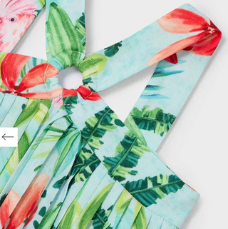 Mayoral Girls Tropical Print Dress