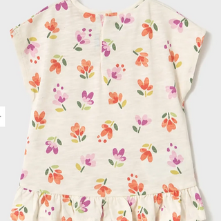 Mayoral Girls Printed Floral Shirt