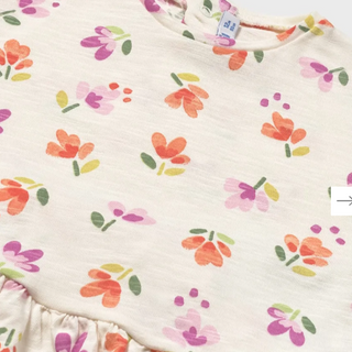 Mayoral Girls Printed Floral Shirt