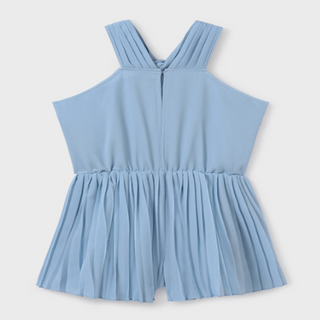 Mayoral Girls Pleated Criss Cross Romper