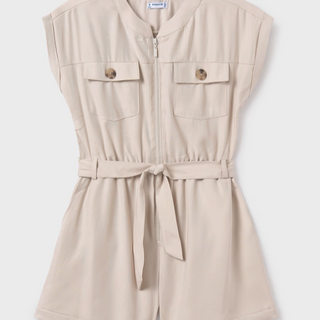 Mayoral Girl's Romper With Pockets