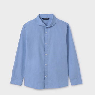 Mayoral Boy's Spring Blue Dress Shirt