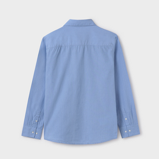 Mayoral Boy's Spring Blue Dress Shirt