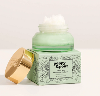 Poppy & Pout Sweet Mint Exfoliating Lip Scrub