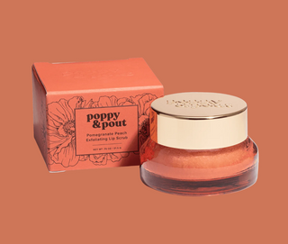 Poppy & Pout Pomegranate Peach Exfoliating Lip Scrub