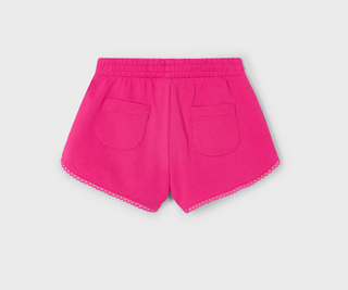 Mayoral Girl's Eyelet Trimmed Cotton Shorts