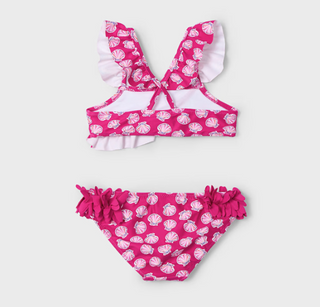 Mayoral Girls Printed Bikini with Ruffles