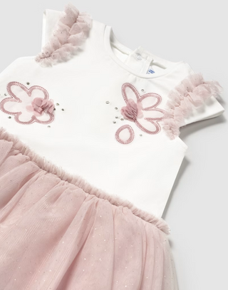 Mayoral Baby Girl Pink Tulle Dress