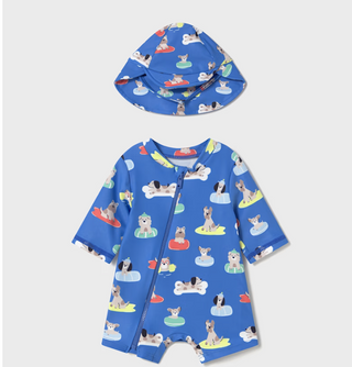 Mayoral Baby Boy Swim Suit and Hat Set