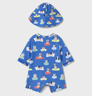 Mayoral Baby Boy Swim Suit and Hat Set