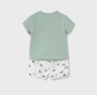 Mayoral Baby Boy Bubble Shorts and T-shirt Set