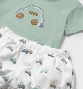 Mayoral Baby Boy Bubble Shorts and T-shirt Set