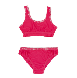 Feather 4 Arrow - 4 The Frill of it Bikini - Hot Coral Color