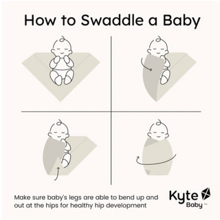 Kyte Baby Swaddle Blanket Aloe Chick