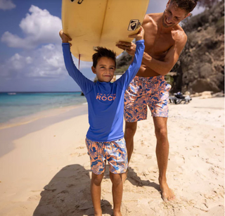 Snapper Rock Azure Blue Rash Guard