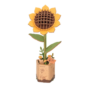 Hands Craft 3d sunflower puzzle