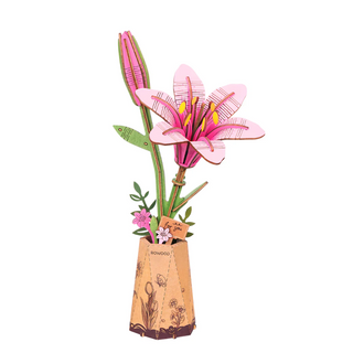 Hands Craft 3D pink lily puzzle