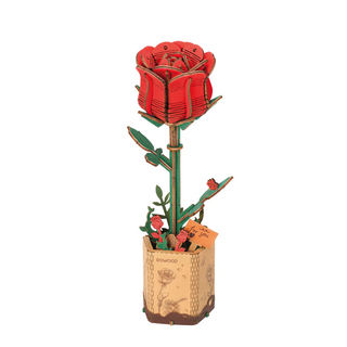 Hands Craft 3D red rose puzzle