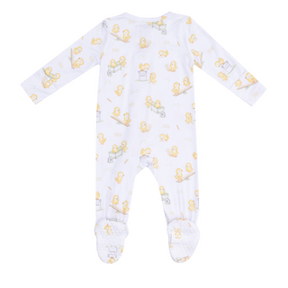 Angel Dear Ducky Print  2 Way Zipper Footie