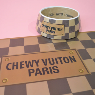 Chewy Vuitton Paris Doggy Placemat