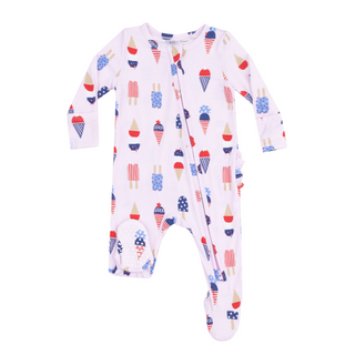 Angel Dear American Ice Cream 2 Way Zipper Footie (Pink)