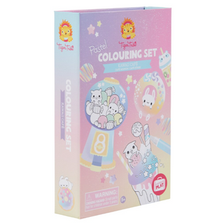 Tiger Tribe Pastel Coloring Set