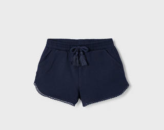 Mayoral Girl's Knit Shorts with Cute Detail