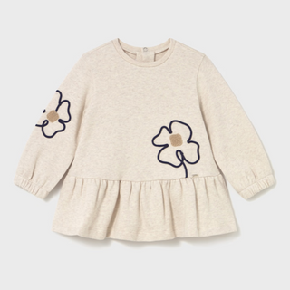 Mayoral Baby Flower Applique Dress