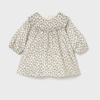 Mayoral Baby Girl Printed Velvet Dress