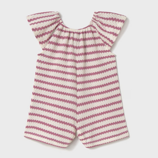 Mayoral Baby Girl Striped Crochet Romper