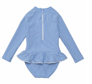 SnapperRock Girl's Ruffle Skirt Surf Suit