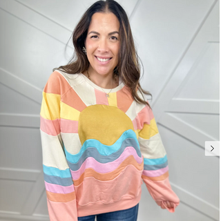 Simply Southern Here Comes the Sun Crew Neck Sweatshirt