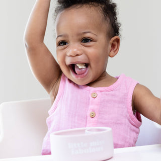 Little Miss Fabulous Wonder Bowl: Pink